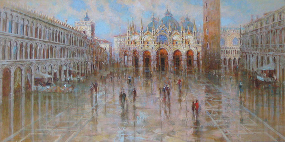 Venice. Square of San Марко, Elena Komarova