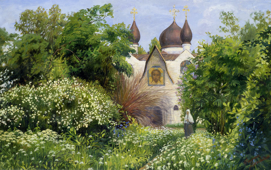 In Marfo-Mariynskiy cloister, Philip Moskvitin