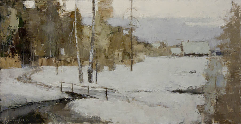 Winter twilight, Alexandr Zavarin