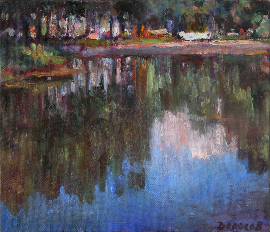 Pond in park, Alexander Dolosov