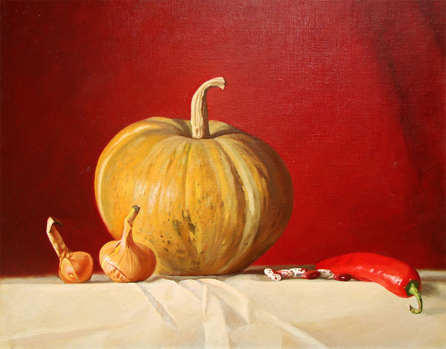 Still life with pumpkin, Andrey Toropov
