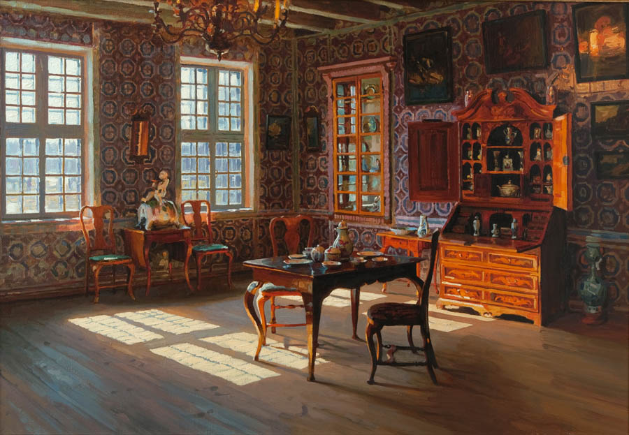 March. Dutch cottage in Kuskovo Manor, Sergey Ulyanovsky