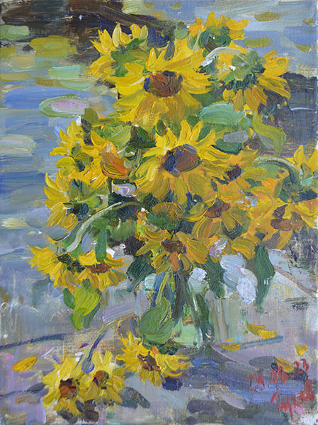 Sunflowers, Vladimir Gusev
