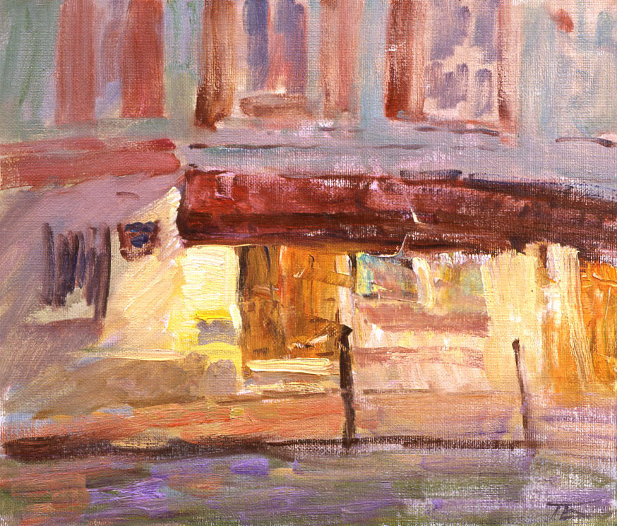 Cafe on Rue Gabrielle, Peter Bezrukov