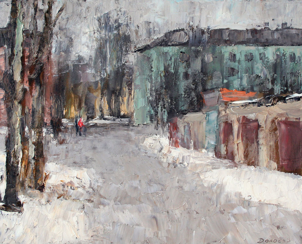 Last snow, Alexander Dolosov