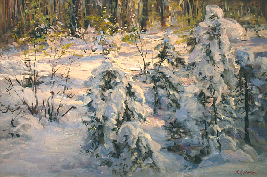 Снежная зима, Валерий Бусыгин