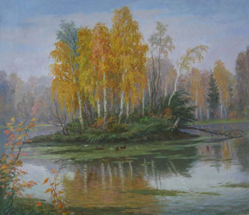 Park in Kyskovo, Nikolai Pavlenko
