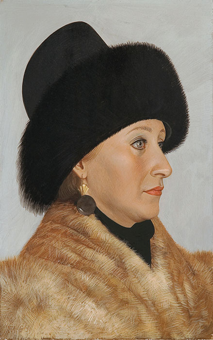 Portrait of Nina Yakunina, Michail Poletayev