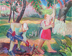 Summer in the country. Homage to Natalia Goncharova