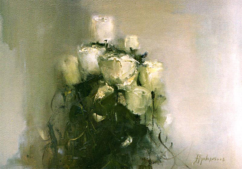 White bouquet, Angelica Privalikhina