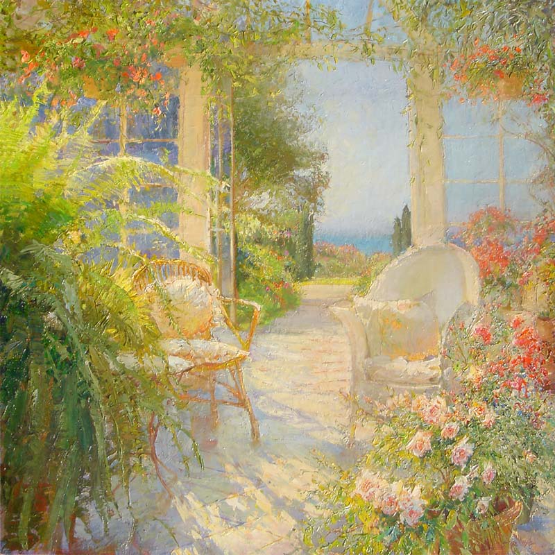 Garden patio, Maria Sherbinina