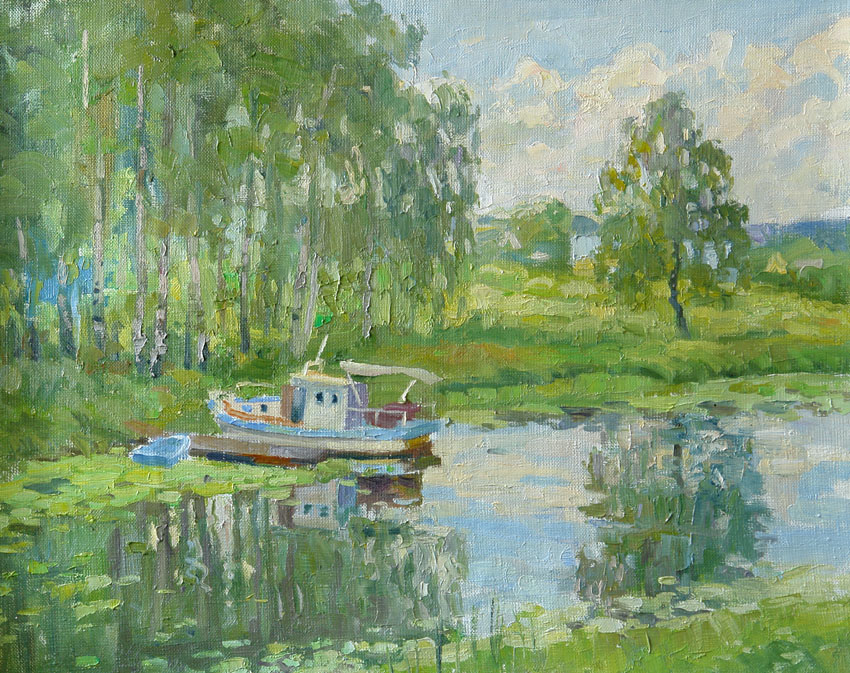On the river Klyazma, Sergey Samoilenko
