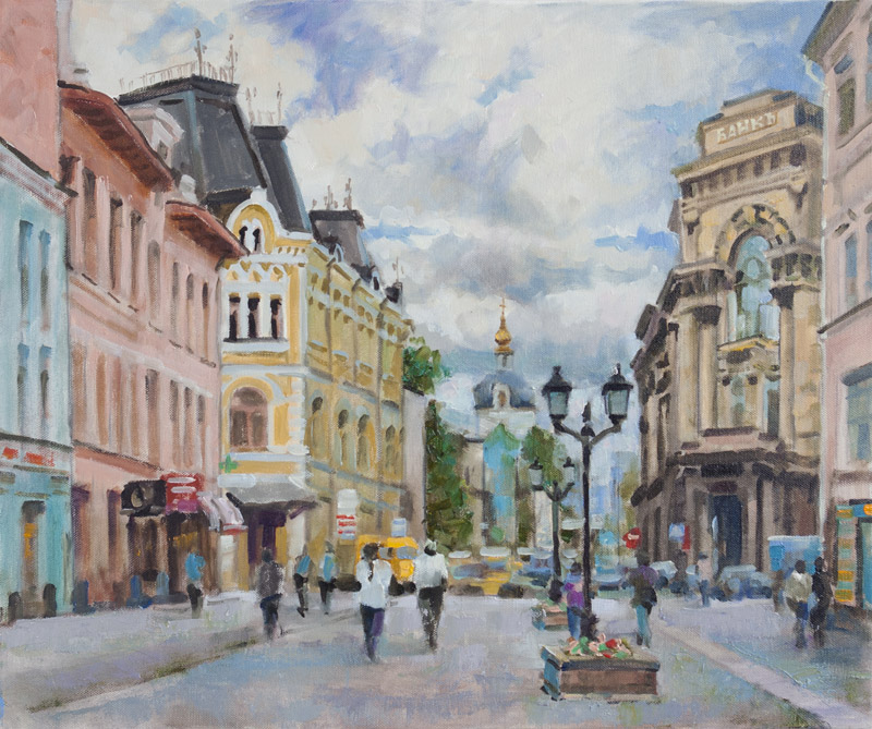 Rozhdestvenka Street. Moscow, Valeri Izumrudov