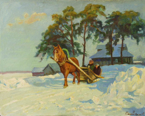 Winter day, Sergey Samoilenko