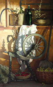 Still-life with the distaff