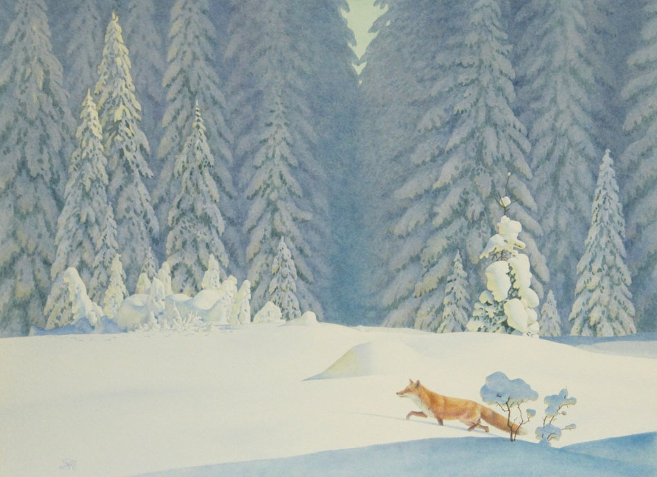 Winter fairy tale (Lim.Ed.1/50), Alexsandr Mukhin-Cheboksarsky