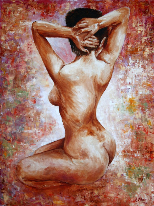 Artistic naked picture woman