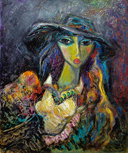 The young gypsy woman
