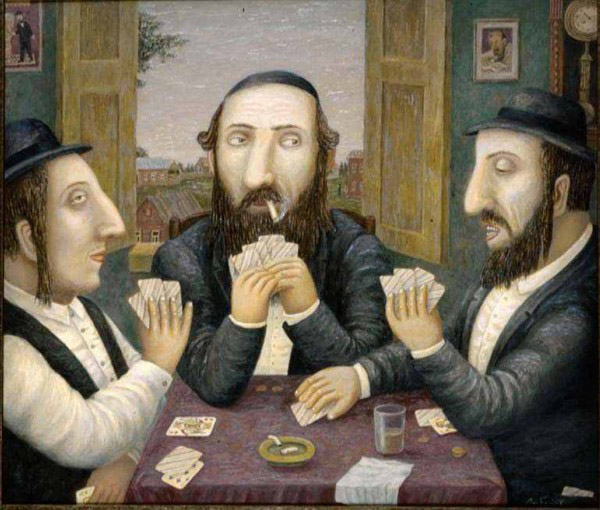 Playing for high stakes. From the series “Jewish happiness", Vladimir Lubarov