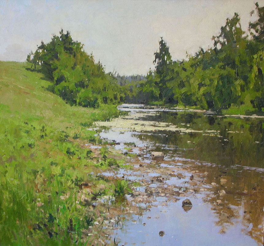 Noon on the river Msta, Roman Zubkov