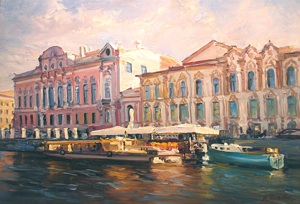 Quay in St. Petersburg