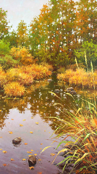 Stream in the forest, Dmitry Levin