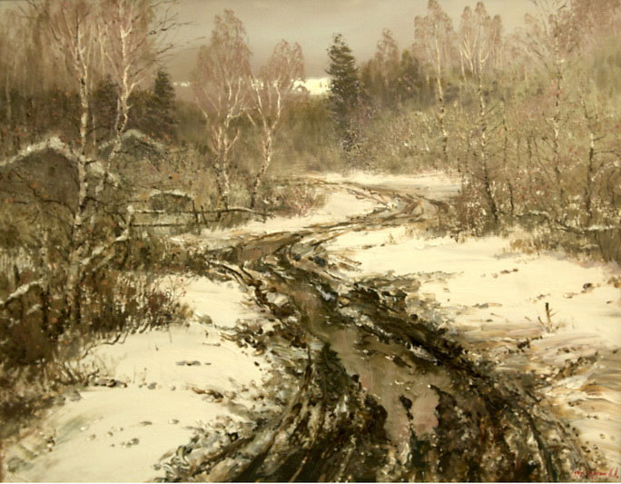 Winter road, Konstantin Drugin