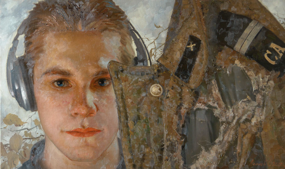 Шинель отца, Олег Леонов- жанровая картина, юноша, воспоминание, память об отце