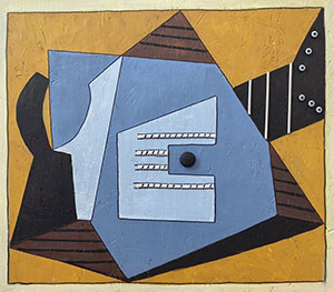 Guitar. Homage to Picasso