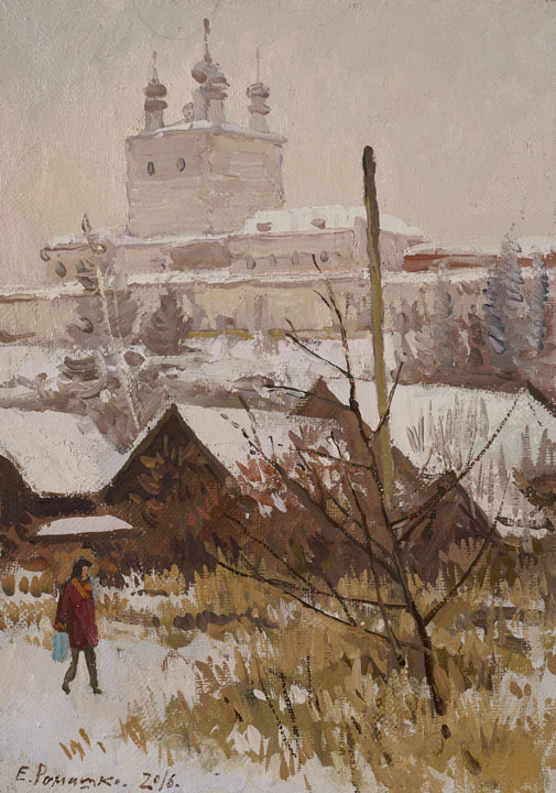 January in Pereslavl Zalessky. Scetch, Evgeny Romashko