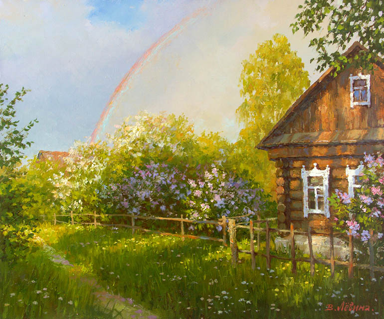 A rain has passed and the rainbow has lit, Viktoria Levina