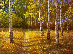 The path in the autumn
