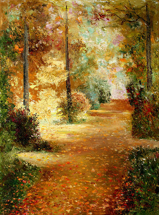 The palette of autumn, Vladimir Volosov
