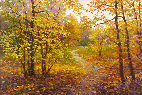 Autumn forest, Viktoria Levina
