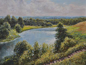 The River on sun