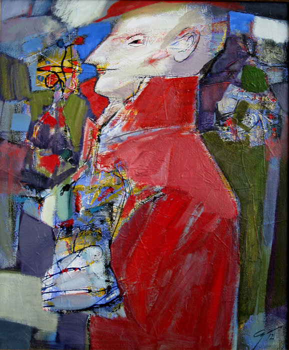 Man with flower, Andrey Aranyshev