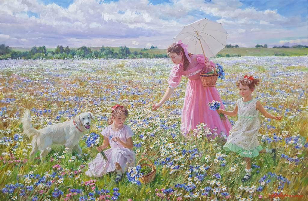 Cornflowers, Alexandr Averin