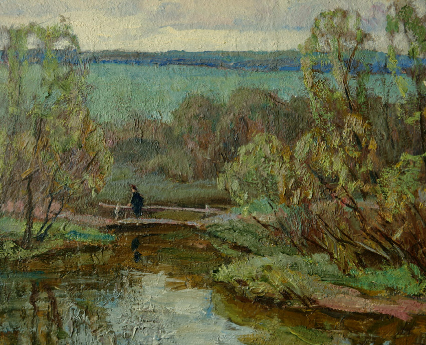 The river Velya. Spring awakening, Vasili Kurakin
