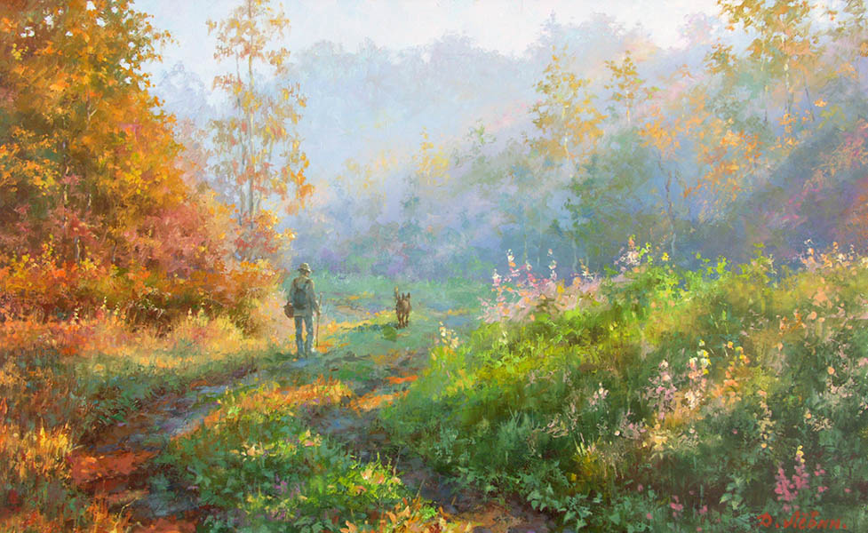 In the morning rays, Dmitry Levin