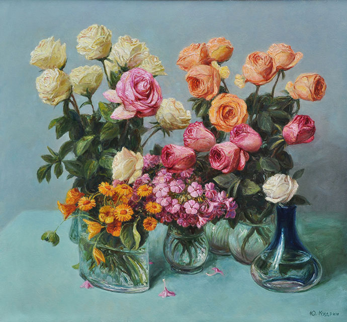Festive flowers, Yuri Kudrin