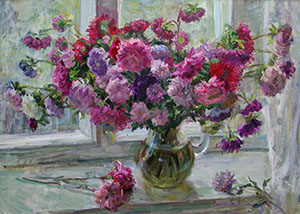Asters at the window