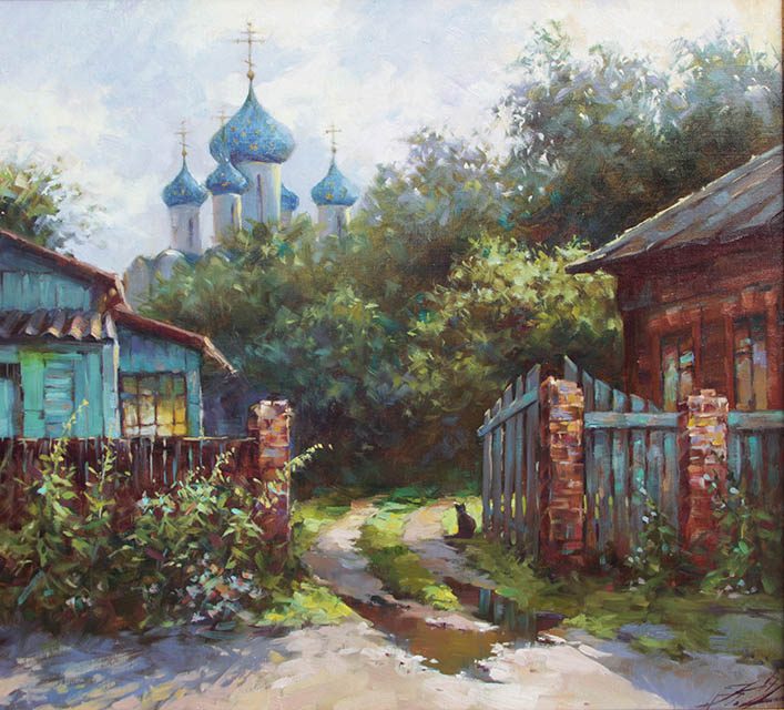 Suzdal courtyard, Natalia Kahtyurina