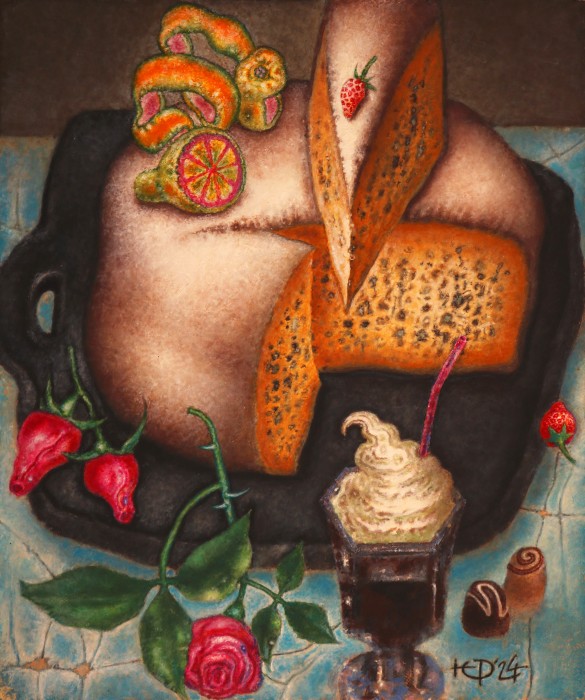 Cheese and coffee, Julia Fedorova