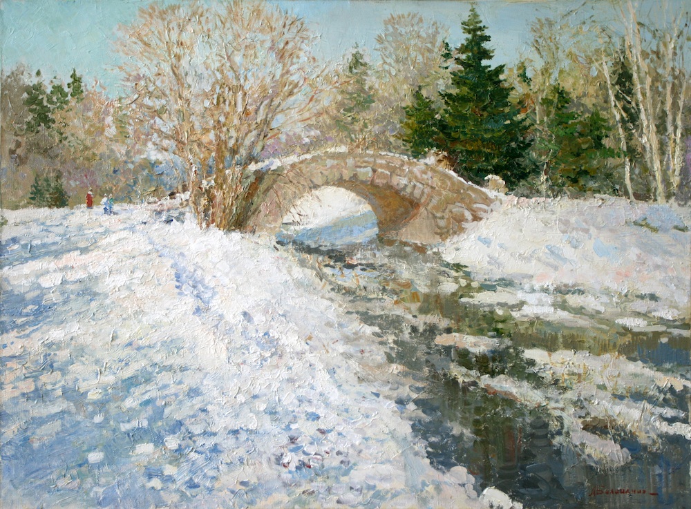 Winter day in Pavlovsk, Lyudmila Balandina