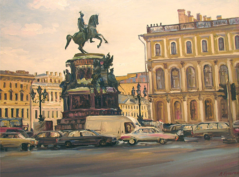 The walk in St. Petersburg, Valery Busygin