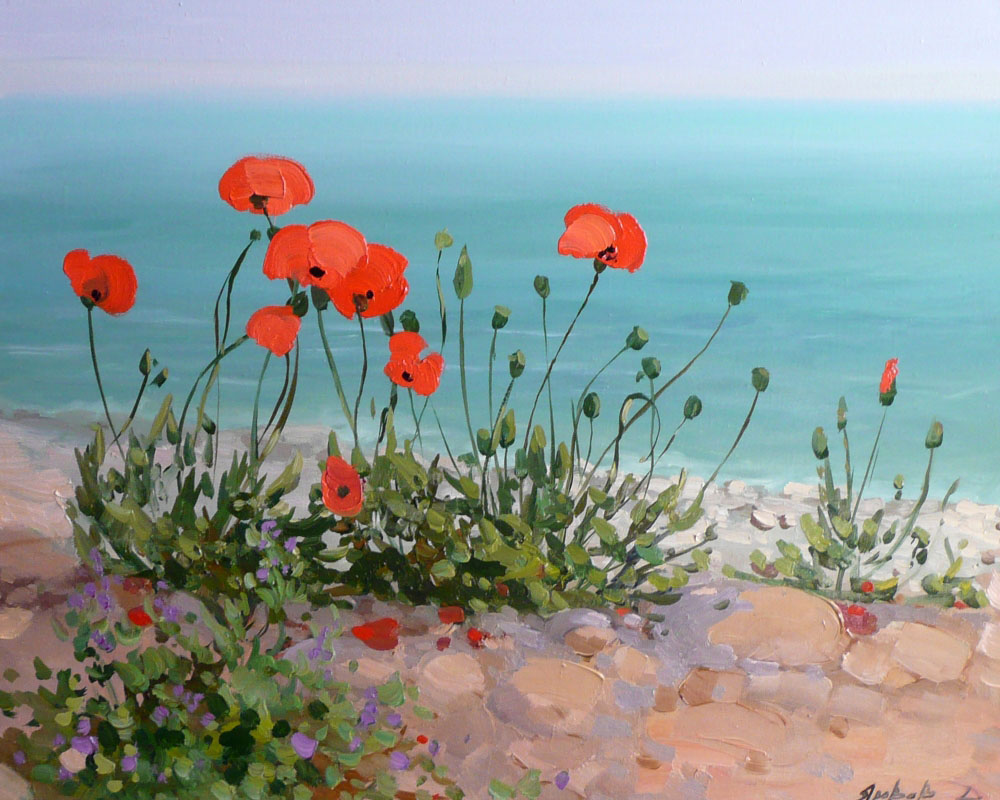 Poppies. Ionian sea, Dmitry Yarovov