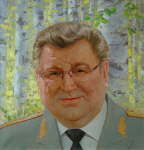 Portrait of a People's Artist of Russia V. Eliseev