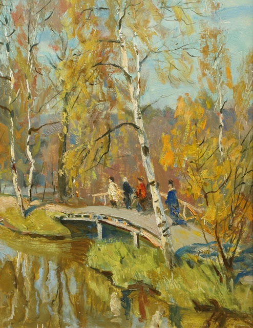 Autumn in Abramsevo, Vasili Kurakin