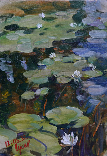 Water lilies, Vladimir Gusev