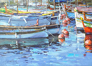 Boats in the port